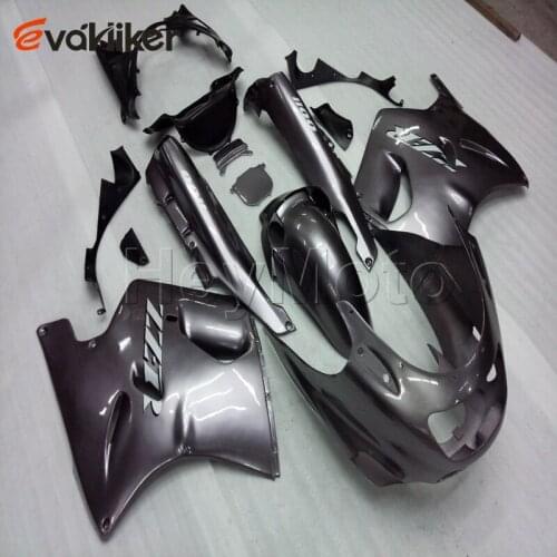 Motorcycle fairing for ZX11R 1990 1991 1992 1993 1994 1995 1996 1997 1998 1999 2001 silvergray ABS motor panels