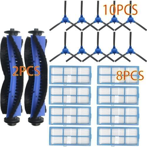 Main brush HEPA Filter Side brush for Coredy R550 R500+ R600 R650 R750 D400 Robot Vacuum Cleaner Accessories parts