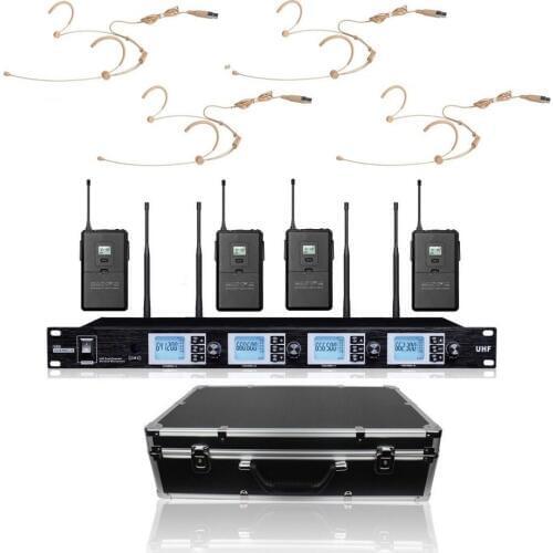 Bolymic Professional Headset Microphone karaoke Wireless System UHF Wireless Stage Mics for school meeting church speech