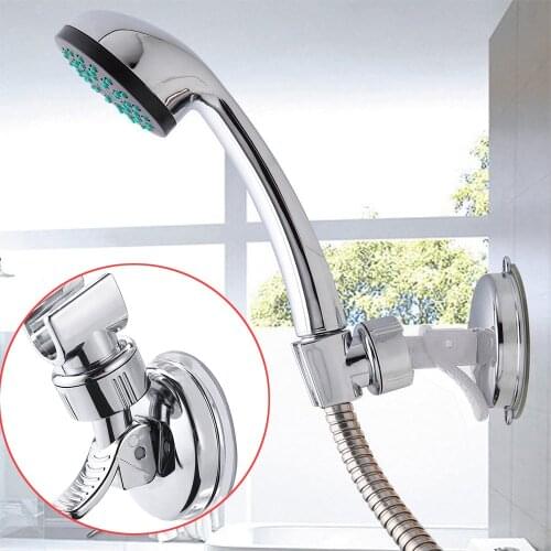 Adjustable Shower Holder Universal Stable Hand Rack Bracket Wall Mounted Suction Cup Shower Holder For Bathroom Accessory