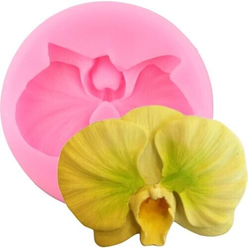 Flower Silicone Molds DIY Cupcake Topper Mould Candy Resin Clay Mold Cake Decorating Tools Chocolate Fondant Cake Border Moulds