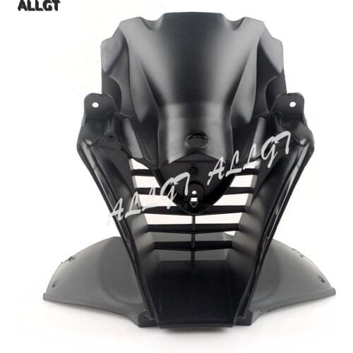 Middle Upper Front Fairing Cowl Nose For YAMAHA YZF R6 YZF-R6 06 07 Unpainted Black