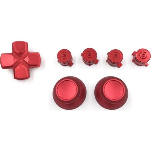 High Quality Metal Buttons Cross Key ABYX Keys Replacement Parts for PS4 Game Controller