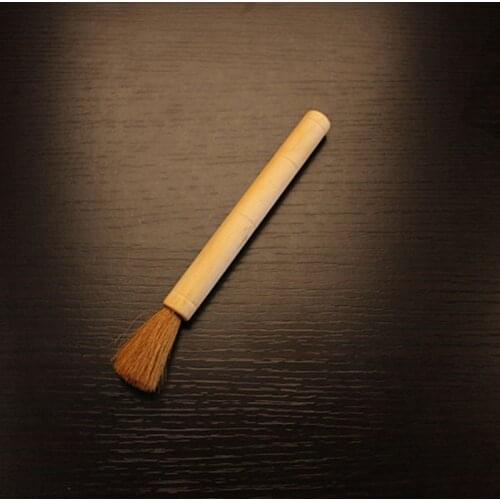 1Pcs Natural Wood Tea Brush Tea Set Sweep Cleaning Tool Tea Accessories Tea Tray Cleaner Brush 16cm