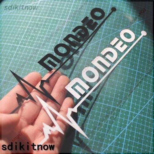 1pc New Heart Car Decal Sticker Styling Windows Door Decoration For ford mondeo 3 4 5 mk3 mk4 mk5 accessories