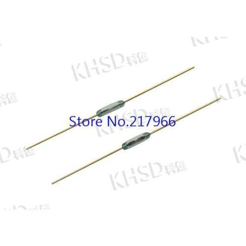 10PCS ,Normally open reed imported from Russia : MKA07101 length 7mm diameter 1.8mm subminiature glass, Free Shipping