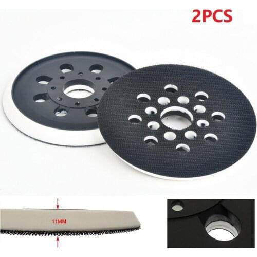 2Pcs Backing Pad 5inch 125mm Sanding Pad Hook And Loop Pads For Bosch Sander GEX125-1AE PEX 220A PEX 220AE