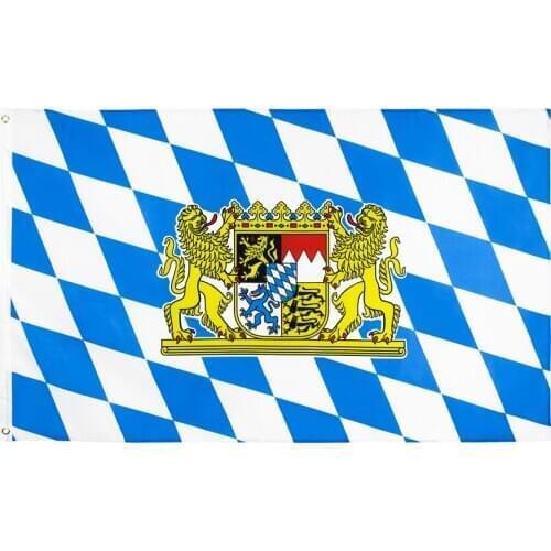 3x5ft Polyester Bavaria Lion Flag For Decoration