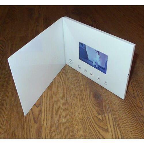 4.3inch Customized Printing Video Player Greeting Card Business and Invitation Brochure Sample Order