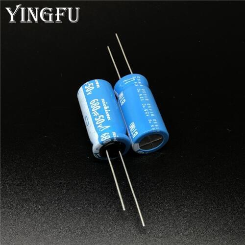 5pcs/20pcs 680uF 50V NICHICON BT Series 12.5x25mm Highly dependable reliability 50V680uF Aluminum Electrolytic capacitor