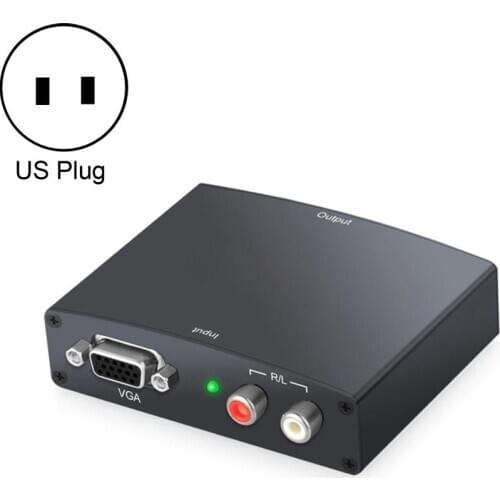 VGA to HDMI-compatible 1.3 Analog Audio Signal To Digital Converter Support 1080P Adapter