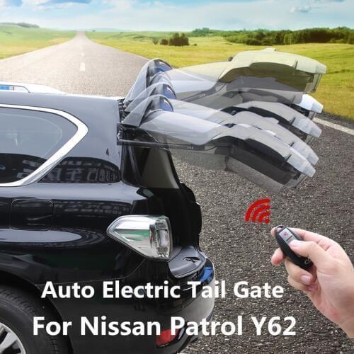 Auto Electric Tail Gate For Nissan Patrol Y62 2012-2019 Smart Induction Remote Control Car Tailgate Lift
