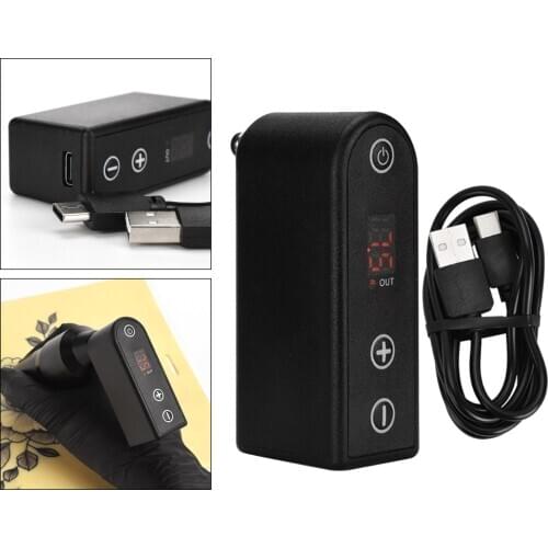 Wireless Tattoo Power Supply Battery Pack For Tattoo Machine Pen RCA / DC Tattoo Machine Power Supply Battery Pack 2000mah