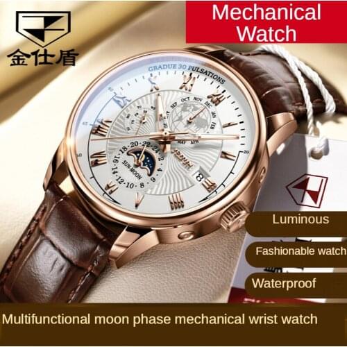 Watch Fully Automatic Mechanical Watch Three Eyes Six Needle Watch Fashion Trend Mens Watch Mens Watch