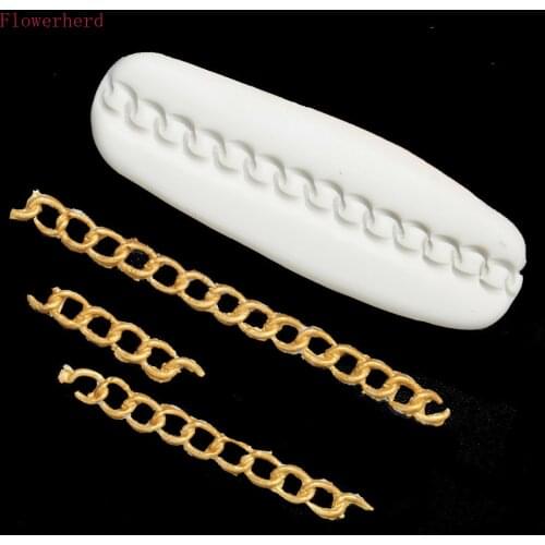 Simulation Bag Zipper Chain Chocolate Mold Home Baking Tools Fondant Cake Silicone Mold Cake Decorating Pastry Tools Baking