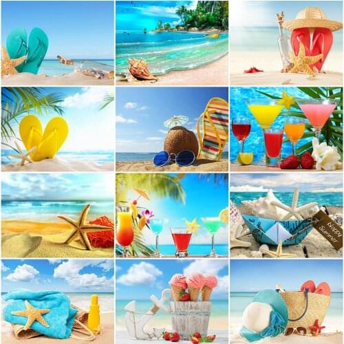 MomoArt 5D DIY Diamond Embroidery Scenery Rhinestones Diamond Mosaic Seaside Cross Stitch Kits Art Painting Sea Decor For Home