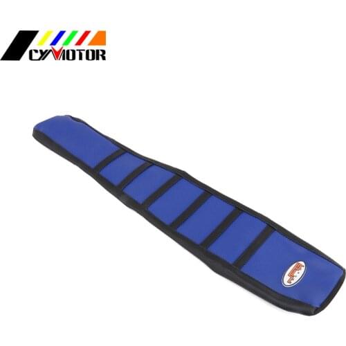Motorcycle Leather Gripper Soft Seat Cover For YAMAHA YZ125 YZ250 YZ 125 250 1996 1997 1998 1999 2000 2001 96 97 98 99 00 01