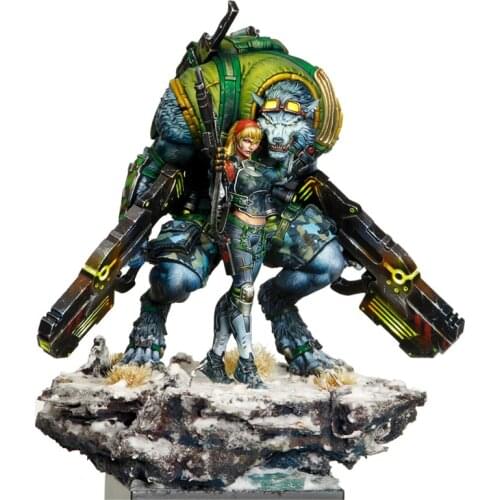 New Unassembled 1/24 ancient warrior stand (NO BASE ) Resin Figure Unpainted Model Kit