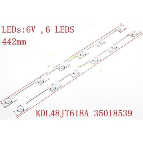 New LED backlight bar strip for KONKA KDL48JT618A 35018539 6 LEDS(6V) 442mmnew