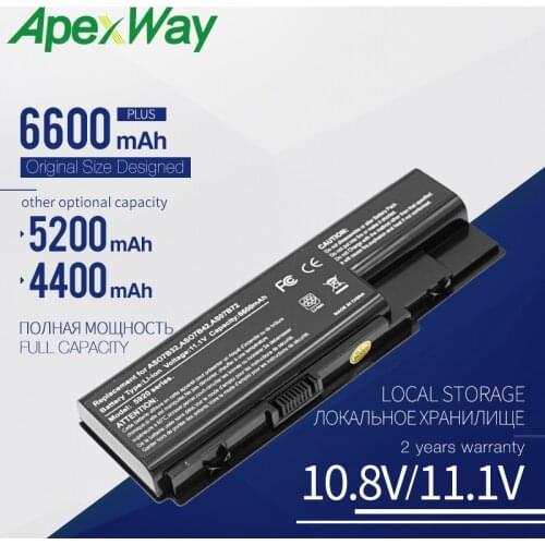 6600mAh New Laptop Battery for Acer Aspire 5720 5730 5739 5910g 5920 5930G 5935 5942 6530 6920 6930 7220 AS07B31 AS07B41 AS07B71