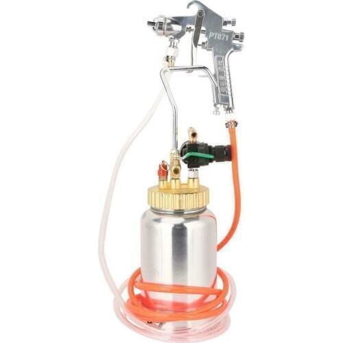 Aluminium Alloy Material Spray Gun 2 Litres of Latex Paint Pressure Bucket Colorful Pneumatic Spray Gun Pressure Tank PT-2