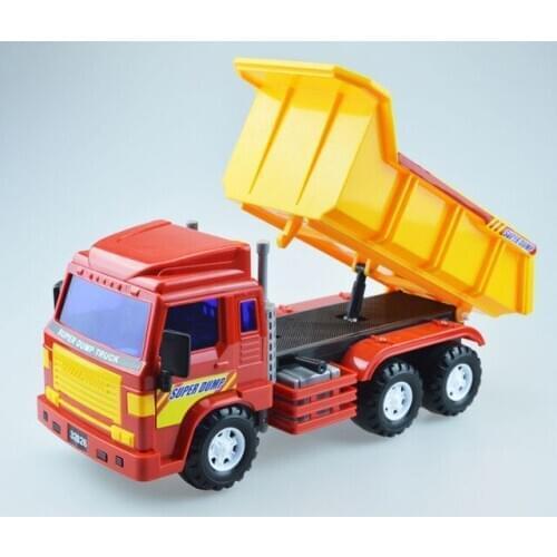 Plastic vehicles toy Construction Large Inertia Automobile Earthwork Mixing Truck Cars Dumper Trucks Boys Toy Car Model Plastic