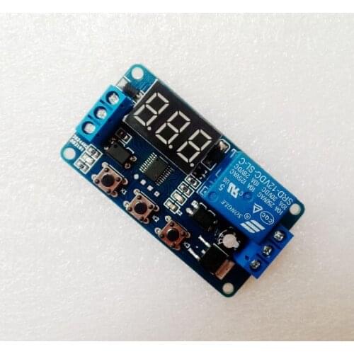 Adjustable pulse trigger delay interruption interruption cycle time delay switch relay control module