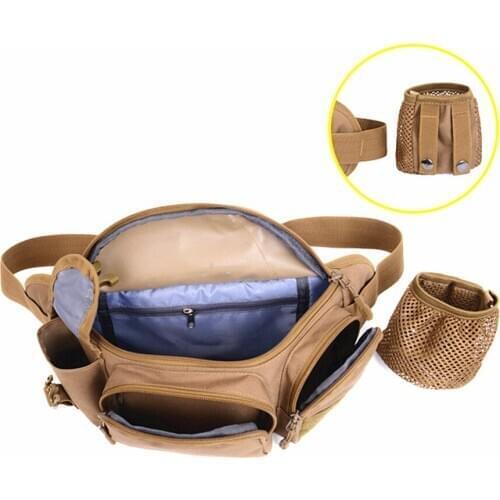 Metal Detector Bag Portable Waist Bag Pole Package Fishing Tackle Digger Bag Metal Detecting Pouch