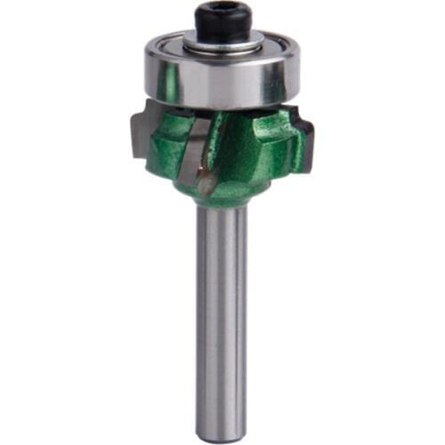 1pc Woodworking Milling Cutter 1/4*R1 Trimming Knife Edge Four Teeth Trimmer Wood Router Bit 1pc