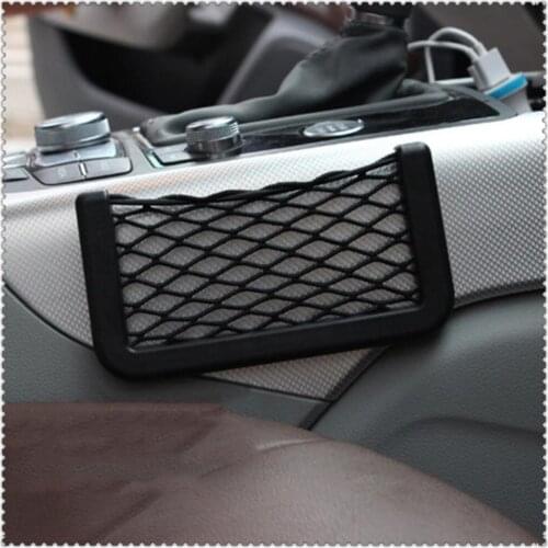 1psc Car Organizer Storage Bag Auto Paste Net Pocket for Audi 2001 2002 2003 2004 A4 B6 B7 2000