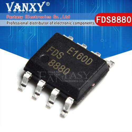 10pcs FDS8880 SOP-8 8880 SOP8 FDS8880-NL SOP new original