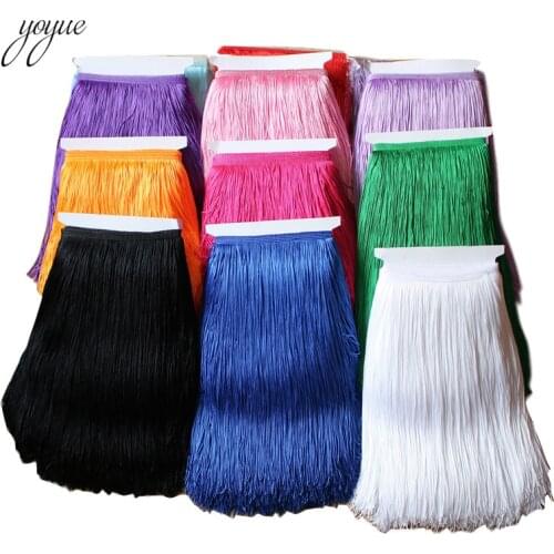 10 yards 30cm Long tassel fringe trim lace ribbon tassels for curtains dresses sewing fringed trimmings Diy accessories
