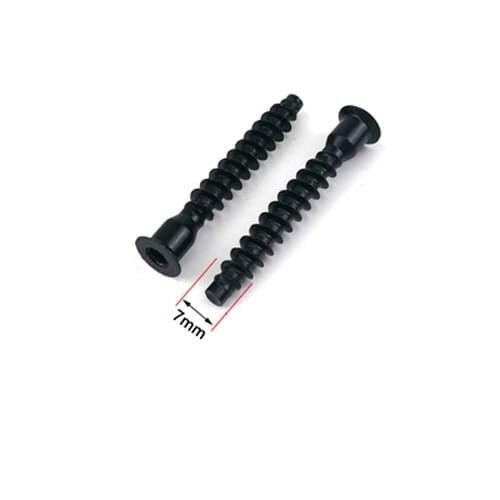 18pcs M7 kitchen cabinet screws bolts Allen furniture self-tapping screw bolt countersunk hex socket self-attack nail BLACK
