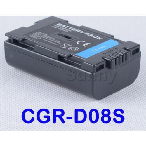 Battery Pack for Panasonic CGR-D08, CGR-D08A, CGR-D08A/1B, CGR-D08R, CGR-D08S, CGR-D110, CGR-D120, CGR-D120A, PV-DBP8, PV-DBP8A