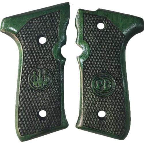 Beretta F92 92 A1, 92G, 92FS, 96, 96 A1, M9, m9A1 lazer engraved grips Green Gun grips Gun accessory av weapon grips