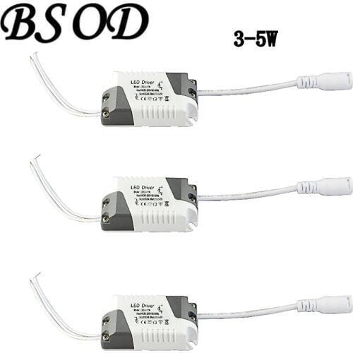BSOD LED Driver 3-5W Output DC6-15V 260mA for LED Light Lamp Power Supply Electronic Lighting for Transformer
