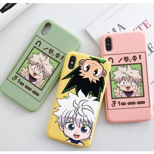 Anime Hunter X Hunter Killua Zoldyck Phone Case for iPhone 12 11 Pro Max 12 Mini X XS Max XR 8 7 6 6s Plus Soft Silicone Cover
