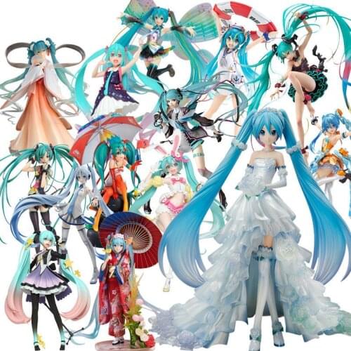 Hatsune Miku Sexy Girl Movable Doll Toy Girl PVC Doll Model Toy Hatsune Miku Cosplay Home Furnishing Hatsune Miku Doll