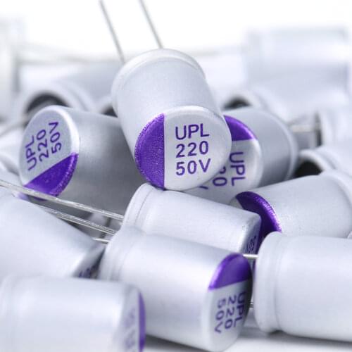 5PCS Long Life Low Impedance Solid Capacitor 50V 220UF 16V 470UF 35V 470UF 35V 330UF for RC FPV Racing Drones ESC Filter DIY