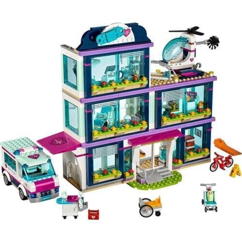 The Heartlake City Love Hospital Compatible Friends Building Block Brick Toys Girl Children Christmas Gifts