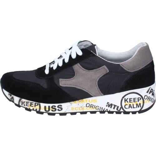 Brown VERRI men Sneakers black suede