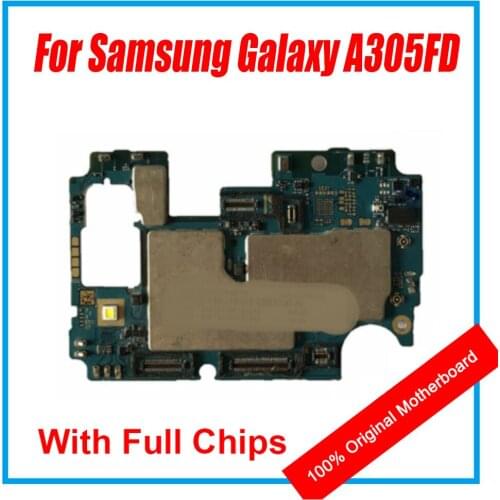 For Samsung Galaxy A30 A305FD motherboard with chip original replac A305FD card Factory Official Android OS install