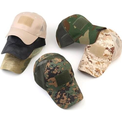 Men Tactical army cap Outdoor Sport Military Cap Camouflage Hat Simplicity Army Camo Hunting Cap