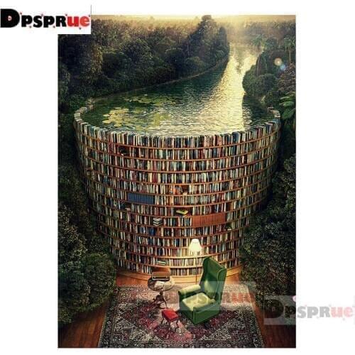 Dpsprue Full Square/Round Diamond Painting Kit Cross Stitch Reservoir Diamond 3D Embroidery DIY 5D Moasic Gift Dp222