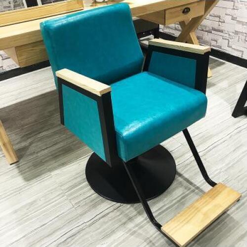 New high-end hairdressing Barber chair European style.Solid wood retro chair