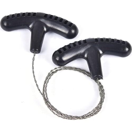 Portable Camping Wire Chainsaw Manual Steel Wire Saw For Outdoor Emergency Survival Adventure Equipment Tools