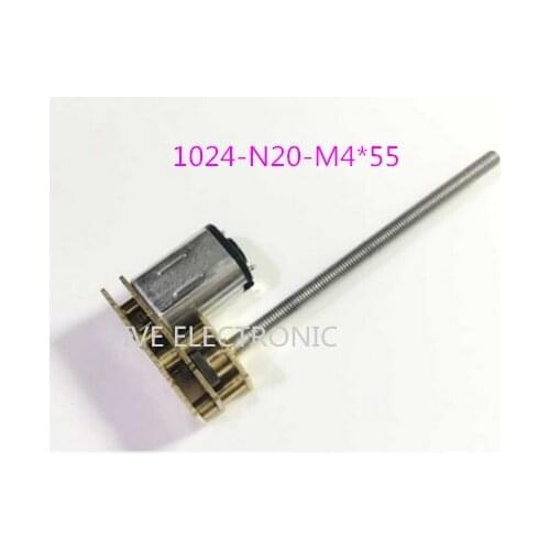 10*24MM N20 DC gear motor,M4*55 screw thread shaft DIY Smart