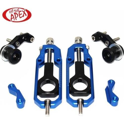Motorcycle Chain Tensioner Adjuster with paddock bobbins fit for HONDA CBR 600 RR CBR600RR 2005 2006 2007 2008 2009 2010 2011
