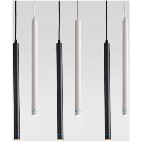 Dimmable 7w LED Pendant Lamp Long Tube downlight Island Dining Room Shop Bar Decoration Cylinder Pipe Lights Cord Pendant Lamps