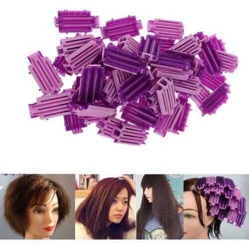 Hot Selling 50 Wave useful Perm Rod Corn Hair Hairdressing Clip Curler Maker Styling DIY Tool high quanlity